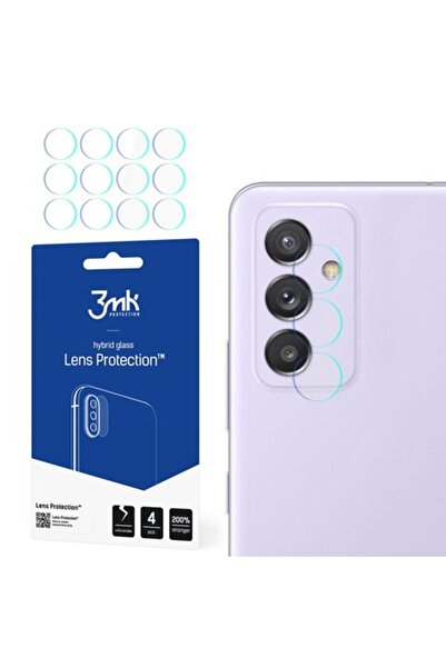 3MK Folie de protectie Camera spate pentru Samsung Galaxy A82, Plastic, Set 4...