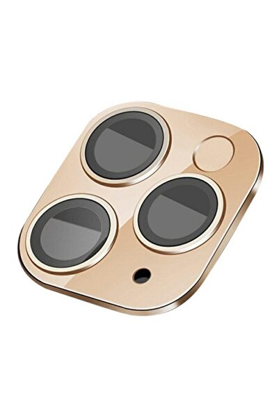 OEM Протектор за камера от закалено стъкло за iPhone 11 Pro Max - златен