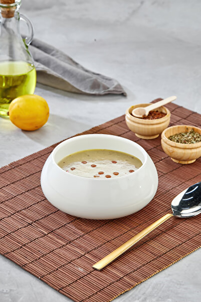 Le Paon Porselen Çorba ve Tatlı Kasesi 14x6 cm – Şık Servis ve Sunum Kasesi