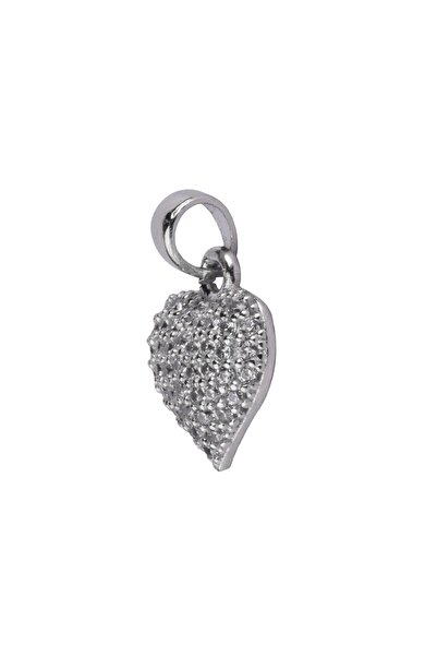 Jolie Silver Pandantiv inimă cu pietre, argint 925