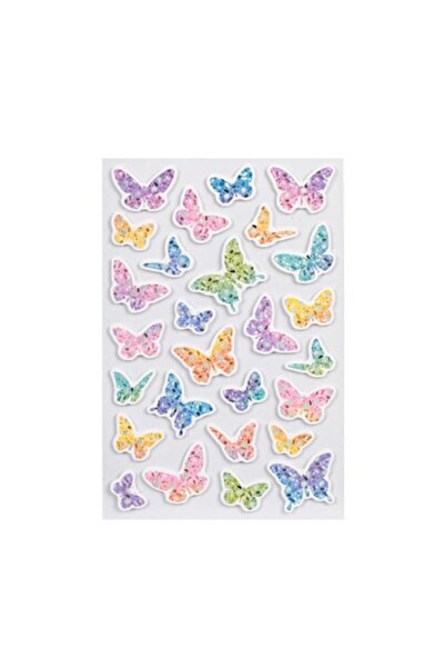 SOHO Set of 27 butterfly stickers, 25 x 14 cm, Multicolor