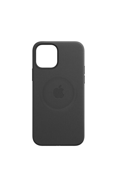 Apple Leather Case for iPhone 12 / 12 Pro with MagSafe - Black