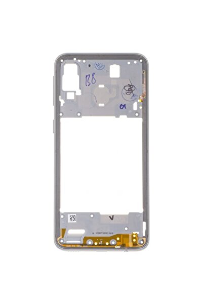 Samsung Carcasa Mijloc за Galaxy A40 A405, Argintie