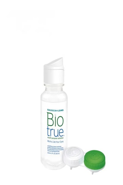 Bauch & Lomb Contact lens care solution, Biotrue, 60 ml, lens case