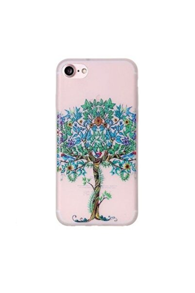 SOHO Προστατευτική θήκη για iPhone 7, πολύχρωμο σχέδιο δέντρου, λαμπερή, διαφ...