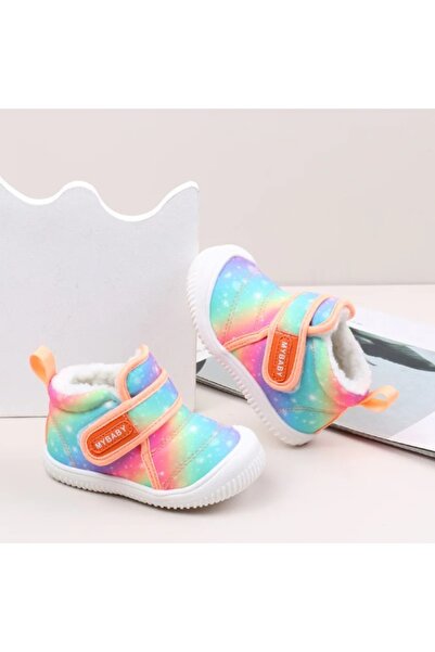 Superbaby Ghete de iarna pentru copii, imprimeu curcubeu