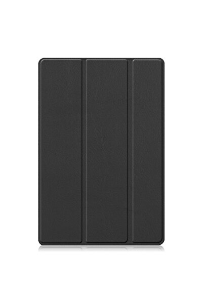 Bibilel Husă tip carte pentru Samsung Galaxy Tab A8 10.5 inch, SM-X200 / SM-X205, piele, neagră