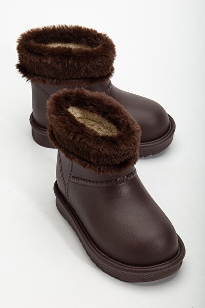 Pabuçland Su Geçirmez İçi Komple Kürklü Anne Kız Ev Botu Ug