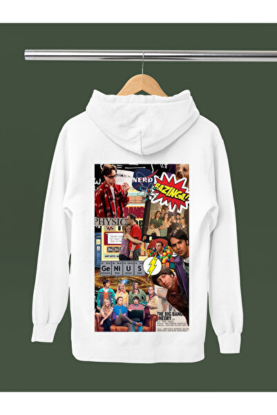 MAGORS The Big Bang Theory Printed Cotton Long Sleeve Ribbed 3 Thread Hooded Sweatshirt