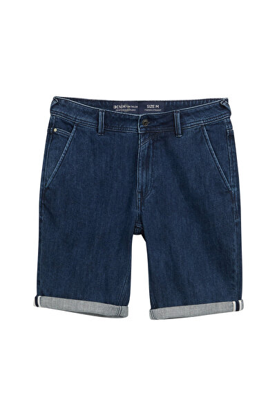 Tom Tailor Denim Ανδρικό τζιν σορτς 1044986 Μπλε σκούρο