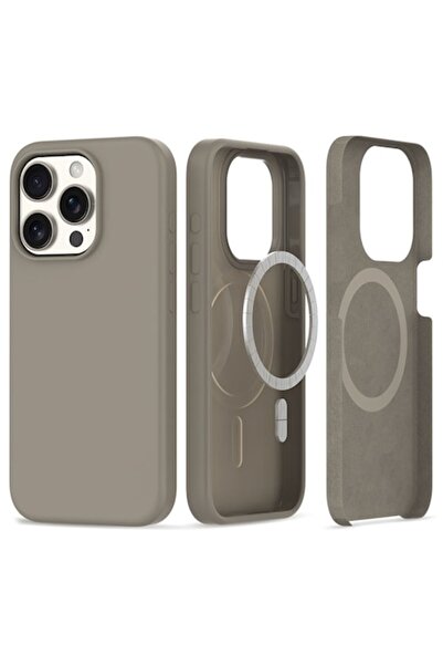 Tech-Protect MagSafe Case for Apple iPhone 15 Pro, Silicone, Grip Pro, U722, Brown