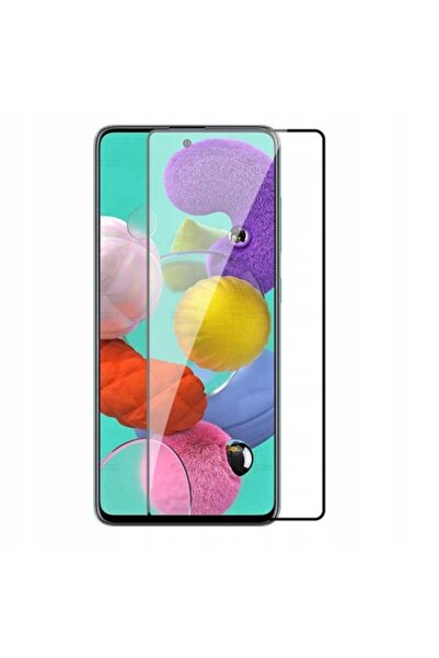 OEM Full Screen Tempered Glass, 9H, Compatible with Samsung Galaxy A51, Black/Transparent