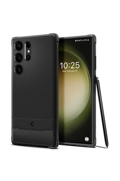 Spigen Rugged Armor Case for Samsung Galaxy S23 Ultra S918 - Black