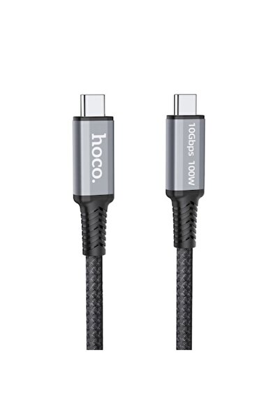 Hoco Cablu USB-C - USB-C de date și încărcare US01, 100W, 1.2m, Negru