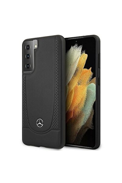 MERCEDES Δερμάτινη θήκη για Samsung S21 - MEHCS21SARMBK