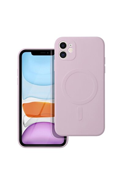 OEM Carcasă MagSafe pentru Apple iPhone 11, OEM, silicon Mag, roz