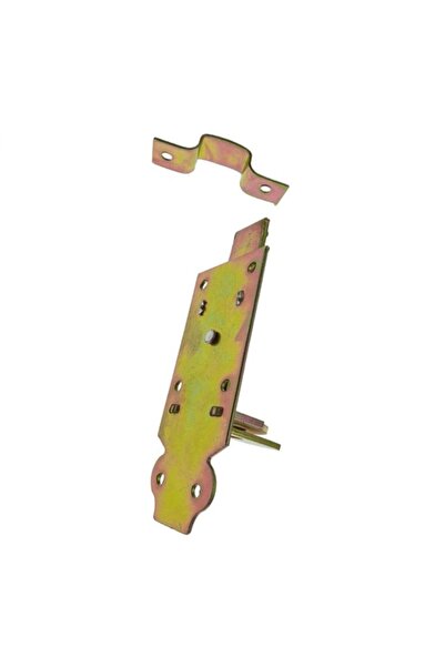 Bibilel Zăvor aplicat cu tijă plată și găuri de blocare, 160 mm, metal zincat, TCL-BBL7641