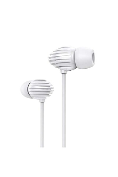 SOHO In-ear headphones with microphone and volume control, Deep bass model, White