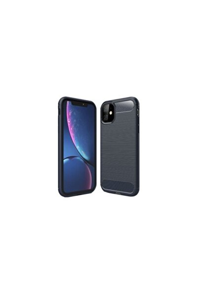 SOHO Carbon-Insert Bumper Case for iPhone 11 - Navy