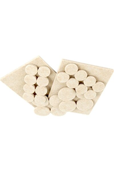 SOHO Tampoane adezive de protecție din fetru pentru picioare de mobilă, 53 bucăți, bej