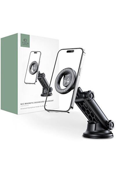 Tech-Protect Suport Auto Magnetic MagSafe N53 pentru Tabloul de Bord, Negru