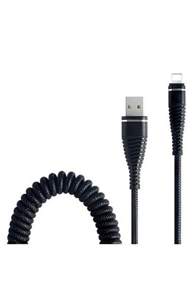 SOHO Καλώδιο δεδομένων και φόρτισης Lightning σε σπιράλ για iPhone, iPod, iPa...