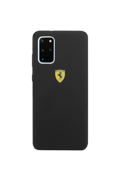 Ferrari SF Silicone Protective Case for Samsung Galaxy S20 Plus, Black