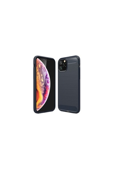 SOHO Carbon-insert bumper case for iPhone 11 Pro, Navy