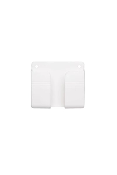 OEM Universal wall phone holder, 8.6 x 2.8 x 9 x 9 cm, white plastic