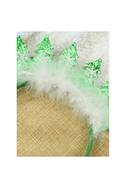 Flippy Christmas headband/circle, green color, standard size,