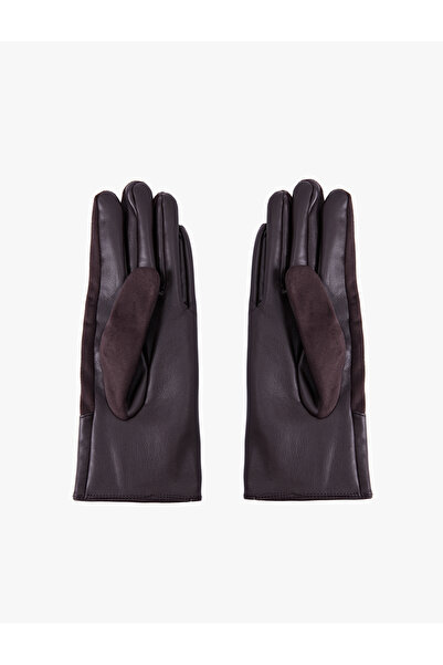 Koton Γάντια από συνθετικό δέρμα με μεταλλικά αξεσουάρ