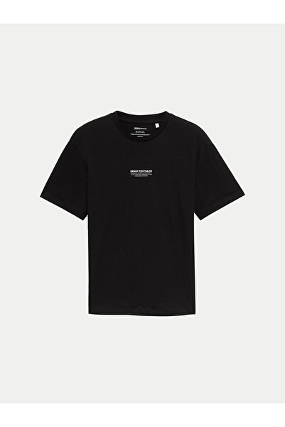 Tom Tailor Denim Ανδρικό T-Shirt 1045021 Μαύρο
