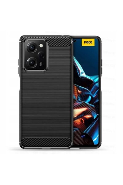 Tech-Protect Carcasă Carbon pentru Xiaomi Poco X5 Pro / Note 12 Pro, Neagră