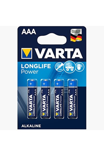 Varta Longlife Power AAA R3 Batteries, 4 pieces -