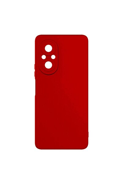 Huawei Case for NOVA 9 SE, Flippy Liquid Silicone, Microfiber Interior, Shock Protection, Red