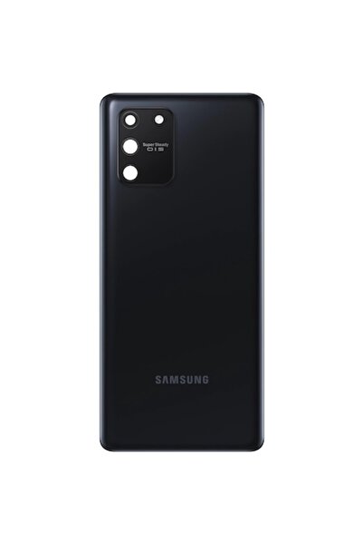 Samsung Capac Baterie Galaxy S10 Lite G770, cu Geam Blitz - Geam Camera Spate, Negru, Second Hand
