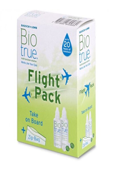 Bauch & Lomb Biotrue contact lens care solution 2×60 ml + gift lens case