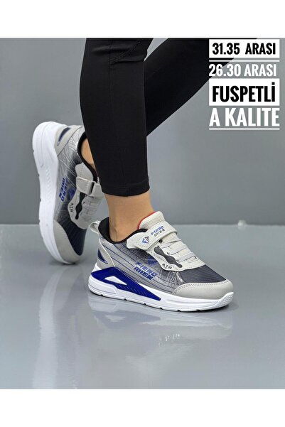 homiro Çocuk Fuspedli Su Geçirmez Poli Taban Spor Ayakkabı - Buz Sax