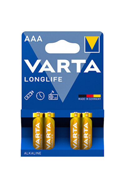 Varta Battery Longlife 4903, AAA / LR03, Set of 4