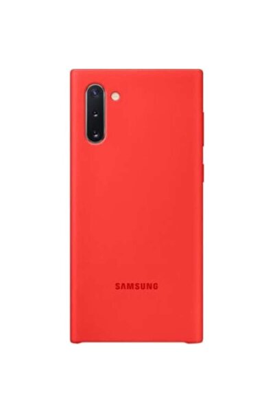 SOHO Silicone Protective Case for Samsung Galaxy Note 10, Ultra Slim Bumper, Red
