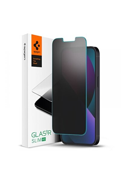 Spigen Privacy Slim Screen Protector for Apple iPhone 13 Pro / 13, Tempered Glass, Full Glue