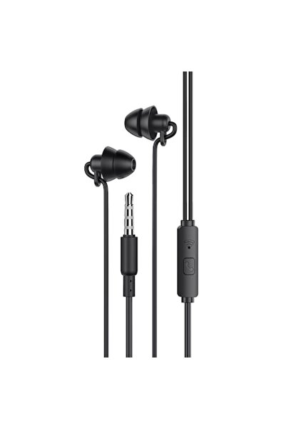 Hoco Căști intraauriculare M81 Imperceptible cu microfon, 3,5 mm, 1,2 m, negre