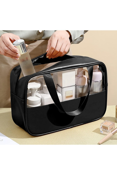 Flippy Geanta cosmetice Flippy, pentru voiaj sau organizare, material PVC/tex...