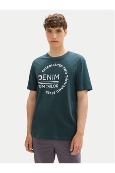 Tom Tailor Denim Ανδρικό T-Shirt 1043491 Πράσινο