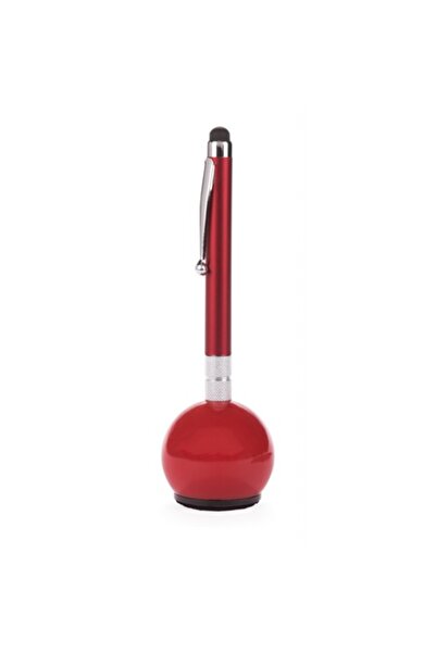SOHO Stylus compatible with touch screen devices, with pen tip and included support, Red