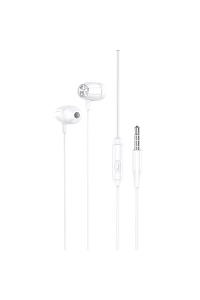 Hoco Căști handsfree 3.5mm M88 Graceful - Albe