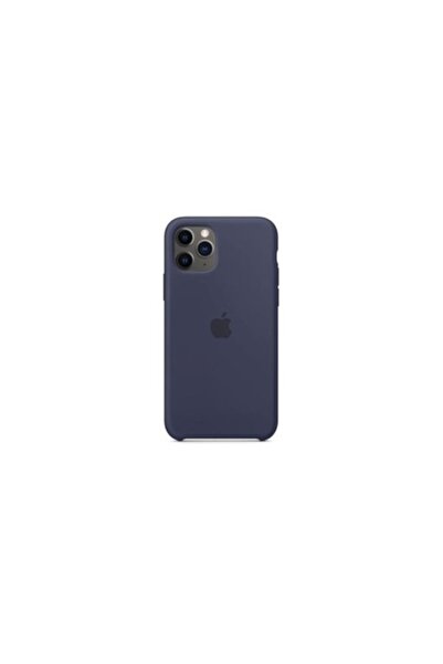 SOHO Carcasă cu logo Apple pentru iPhone 11 Pro Max, silicon, albastru marin