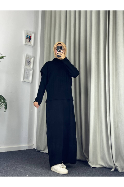 Esre Store 4089 - Σετ Πλεκτών Ειδών Διπλό Μαύρο