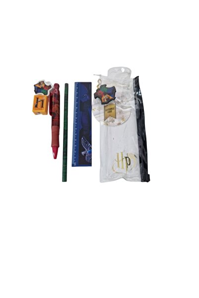 SOHO Pencil case for schoolchildren with eraser, sharpener, pen, pencil, ruler featuring Harry Potter cha