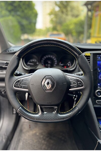 STİLİX GARAGE Megane 4 Joy Pakete Uygun Araca Özel Direksiyon Kılıfı SOFT NOK...